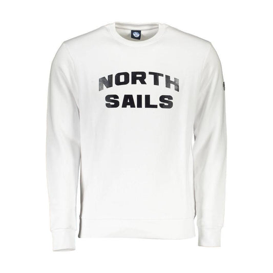 North Sails White Cotton Men Sweater NO-36891-XL
