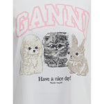 Ganni Have a Nice Day long-sleeved Top GA-T4275151-S