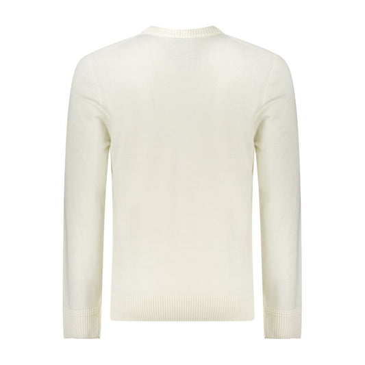 Hugo Boss White Wool Men Sweater BO-34592-XXL