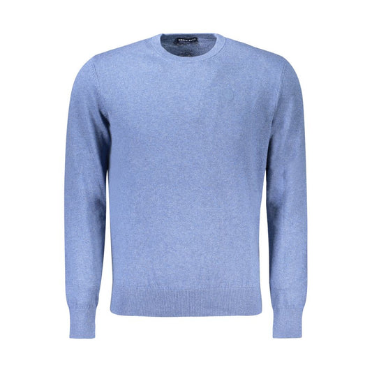 North Sails Blue Cotton Men Sweater NO-32936-S