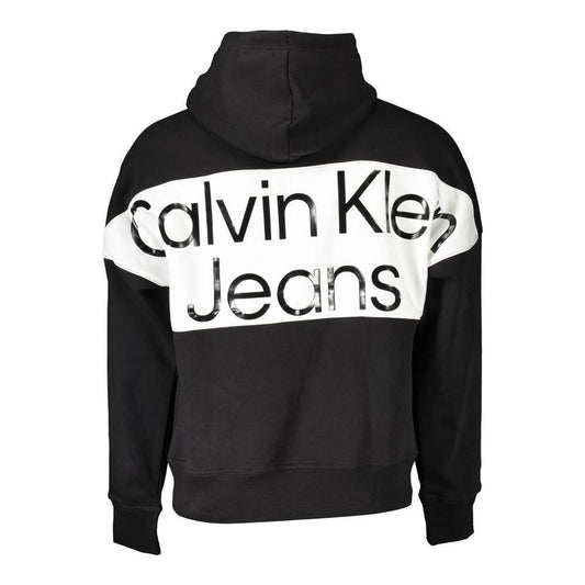 Calvin Klein Black Cotton Men Sweater CA-36792-XXL