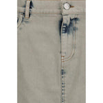 Coperni Asymmetric denim Miniskirt CO-COPJ89F2035GRY-IT36 | XS