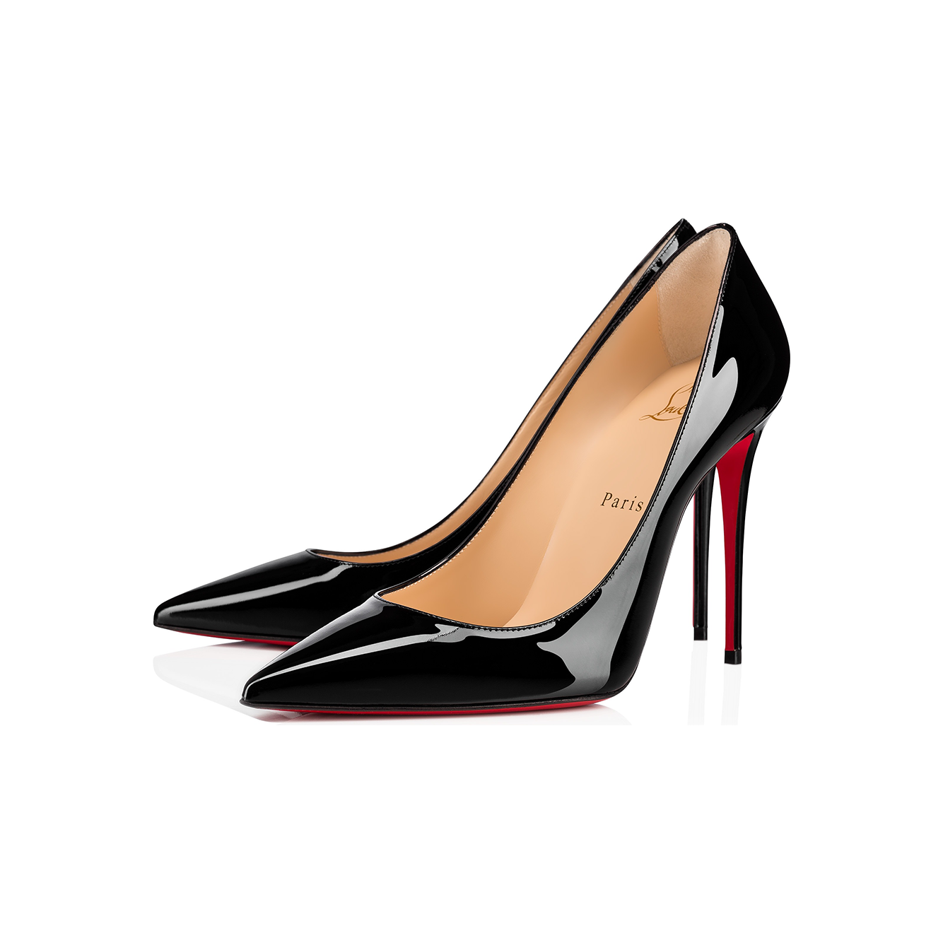 Christian Louboutin Black Patent Leather Kate Décolleté 100 3191411BK01_36