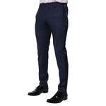 Dolce & Gabbana Dark Blue Wool Dress Formal Pants PAN76481-46