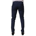 Dolce & Gabbana Dark Blue Wool Dress Formal Pants PAN76481-46
