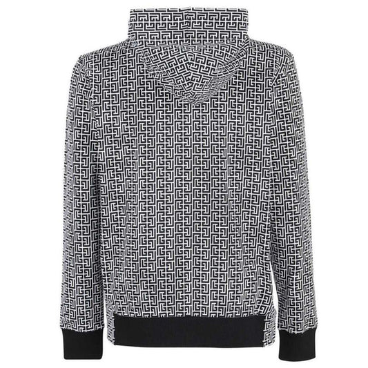 Balmain Black Cotton Sweater BA-15448-M