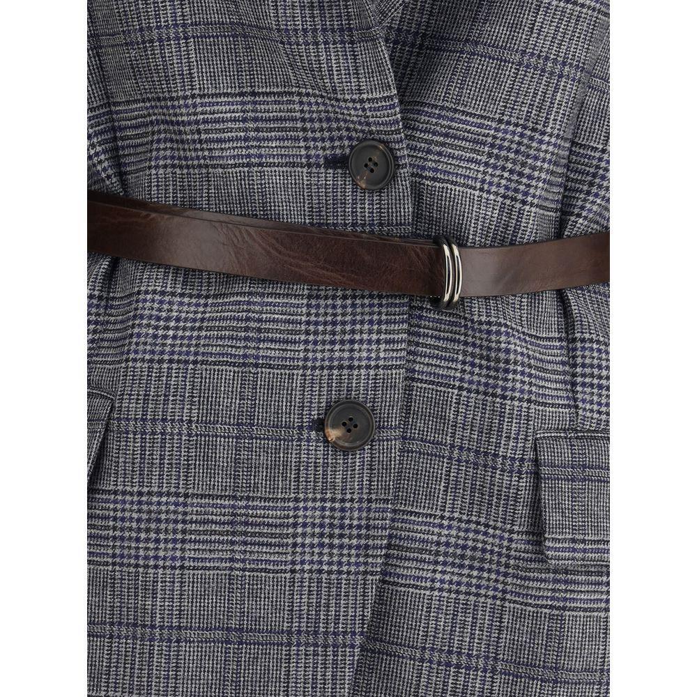Front view with bag zipped and handles upright.
