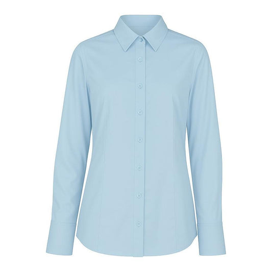 Made in Italy Blue Cotton Shirt LO-15406-S