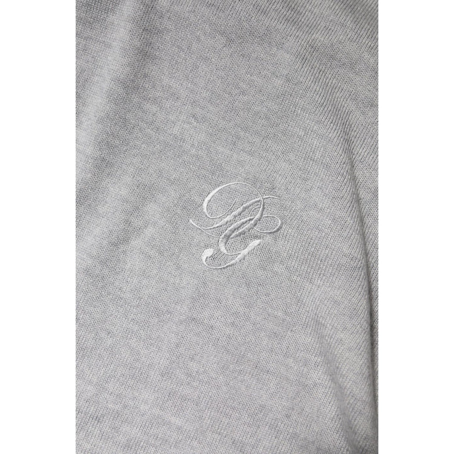 Dolce & Gabbana Gray Long Sleeve Turtleneck Pullover Sweater TSH90526-50