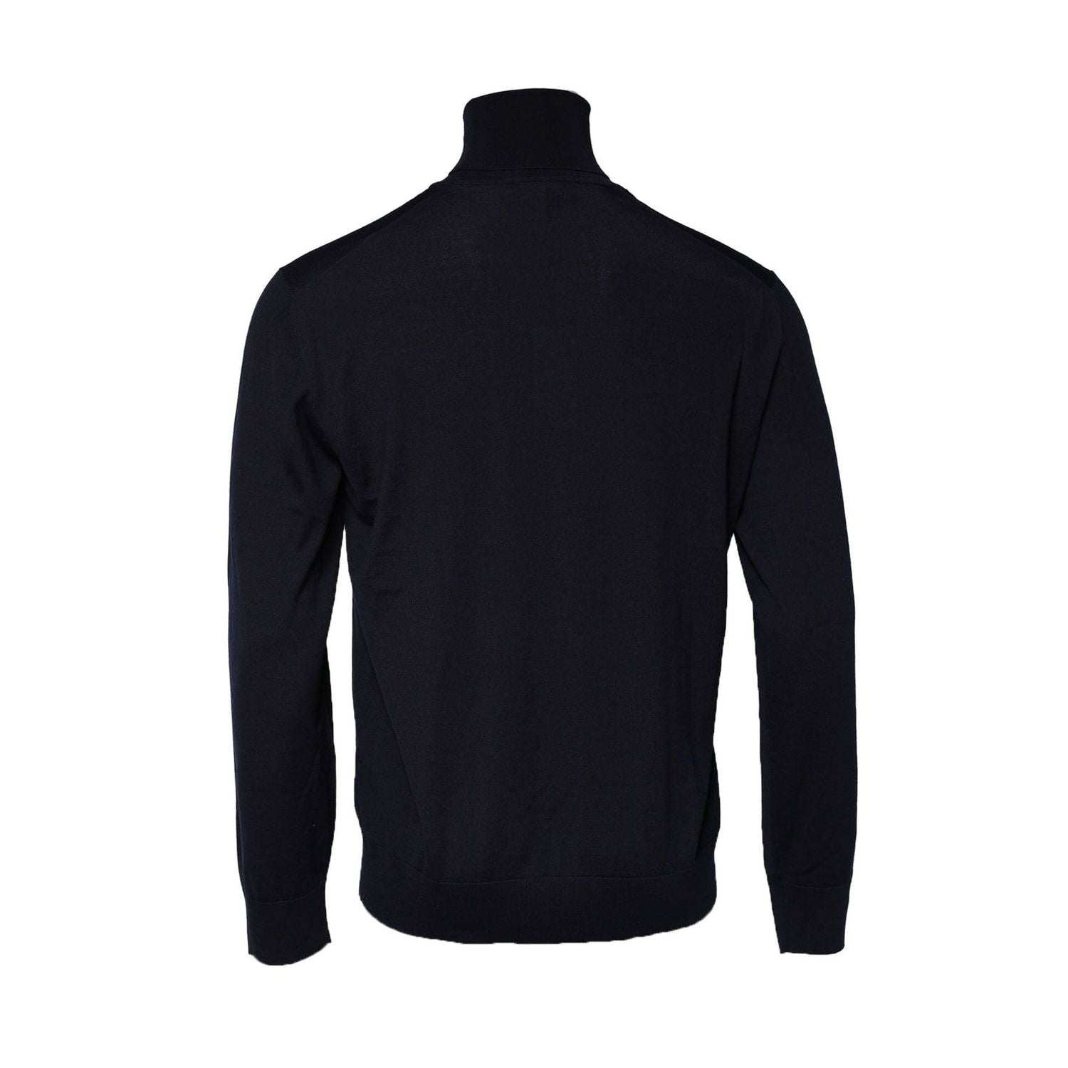 Dolce & Gabbana Blue Long Sleeve Turtleneck Pullover Sweater