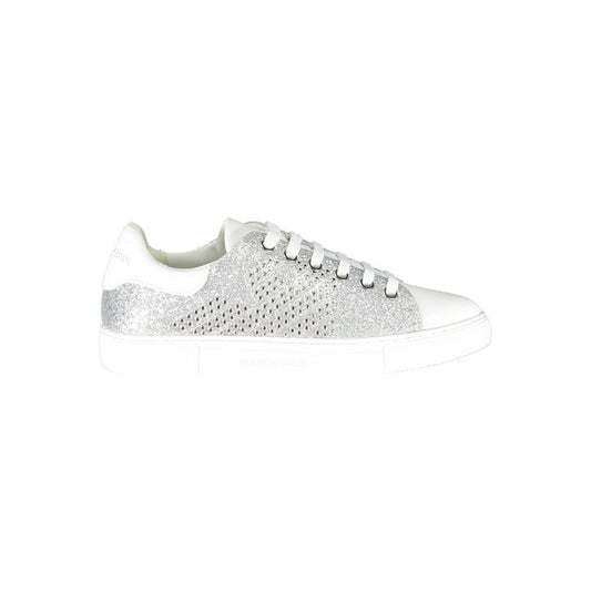 Emporio Armani Emporio Armani Silver Leather Women Sneaker EM-872-EU35/US5 1728,67403481248,Emporio Armani,EU35/US5,Gray,New with tags,Shoes,Sneakers - Women - Shoes,Women,Women - Shoes