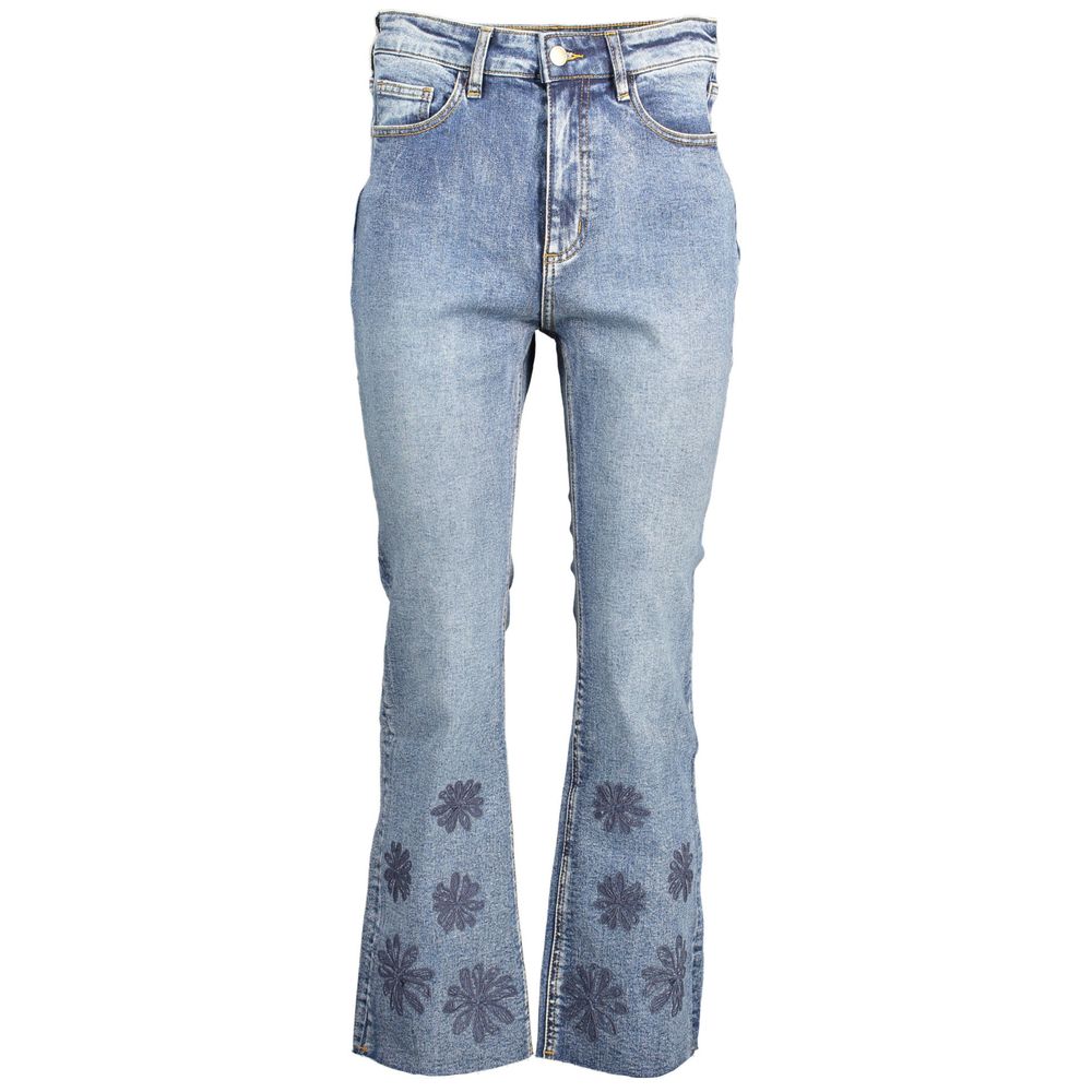Desigual Blue Cotton Jeans Denim