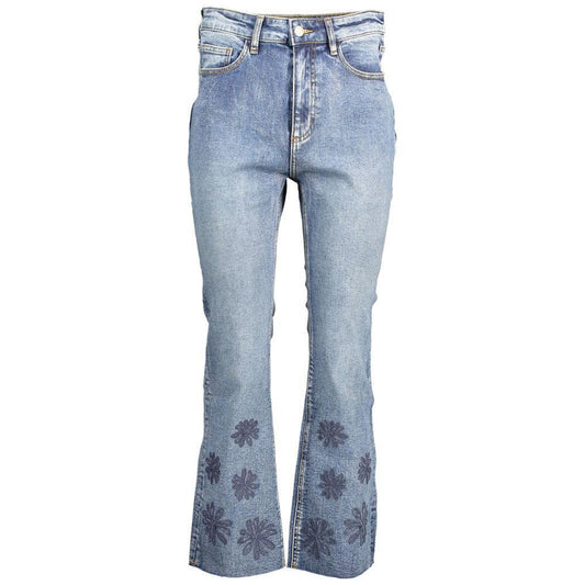 Desigual Blue Cotton Women Jeans DE-14479-IT36|XXS