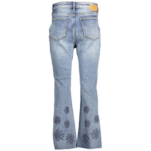 Desigual Blue Cotton Women Jeans DE-14479-IT36|XXS