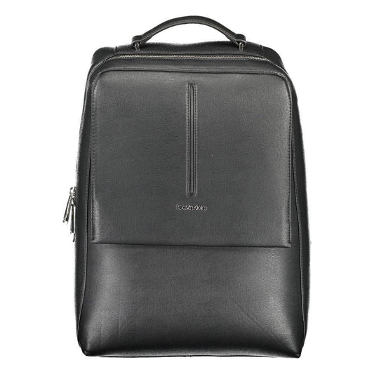 Calvin Klein Black Polyester Men Backpack CA-16807