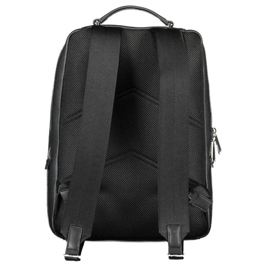 Calvin Klein Black Polyester Men Backpack CA-16807