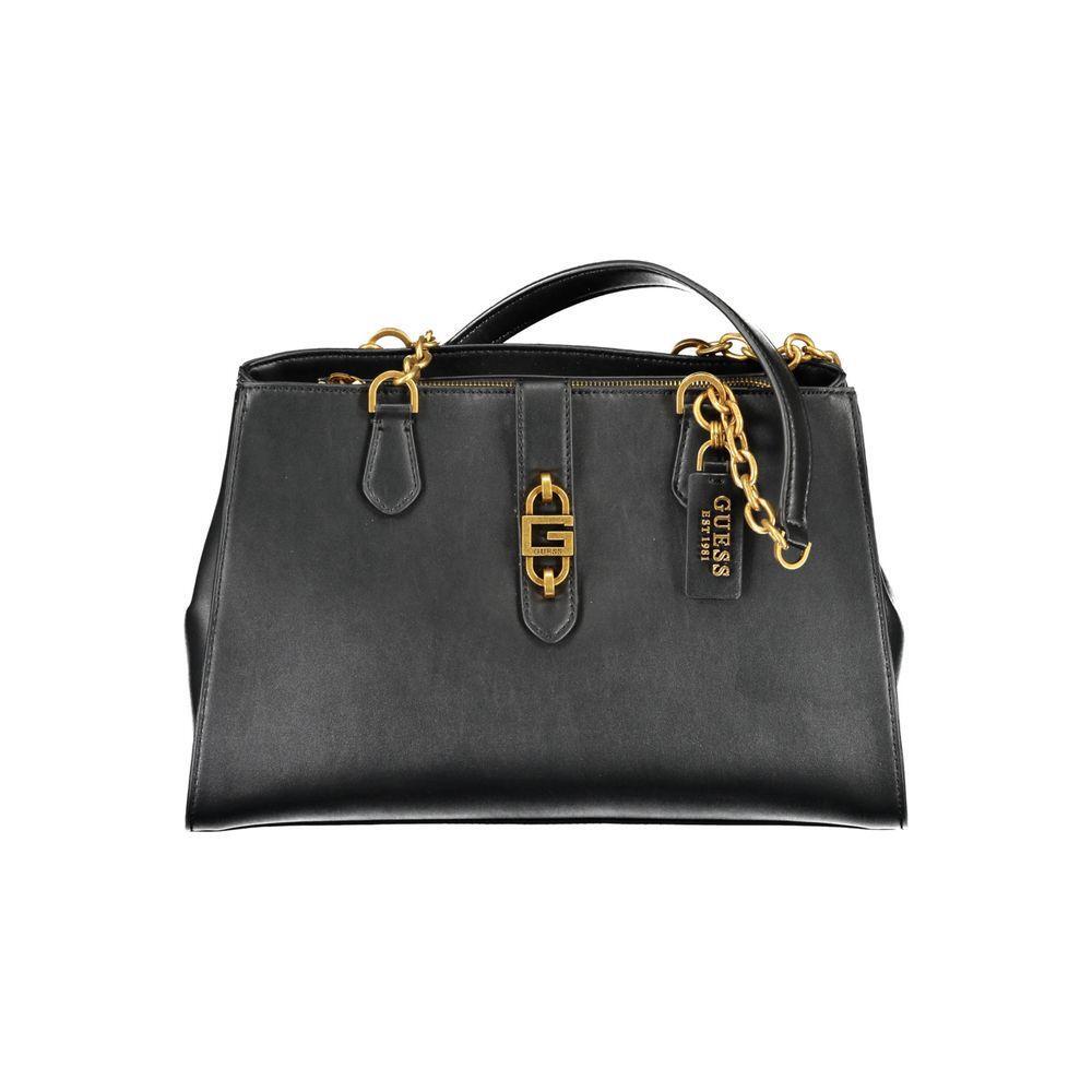 Guess Jeans Black Polyethylene Women Handbag GU-17246