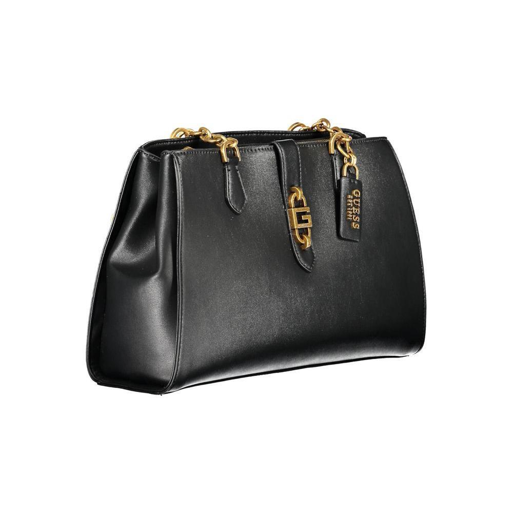 Guess Jeans Black Polyethylene Women Handbag GU-17246