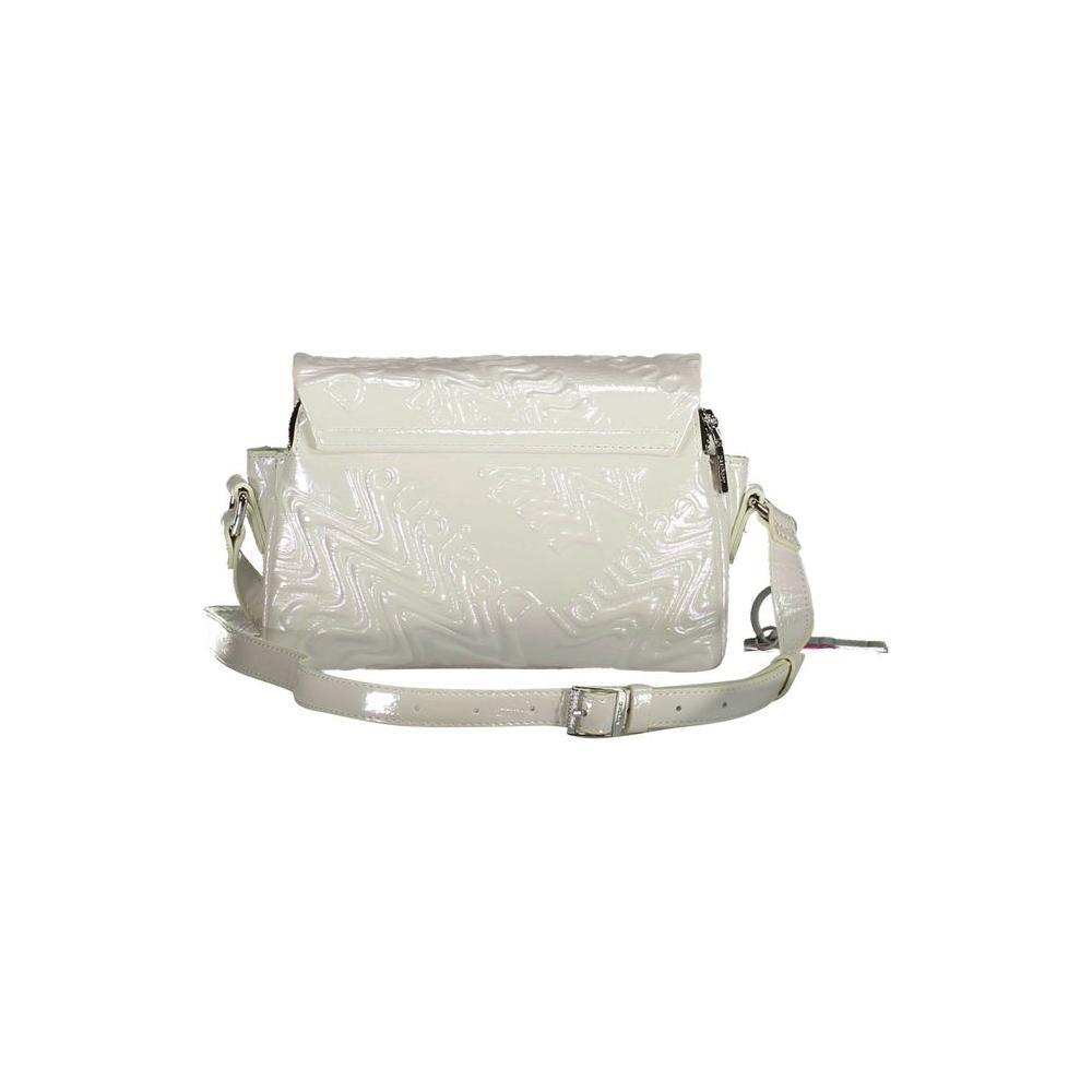 Front view with bag zipped and handles upright.
