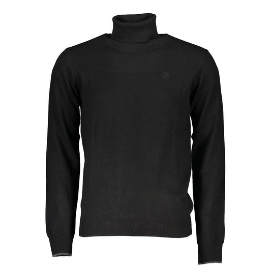 North Sails Black Polyamide Men Sweater NO-23343-M