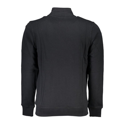 North Sails Black Cotton Men Sweater NO-23377-S