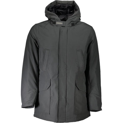 Woolrich Gray Cotton Jackets & Coat
