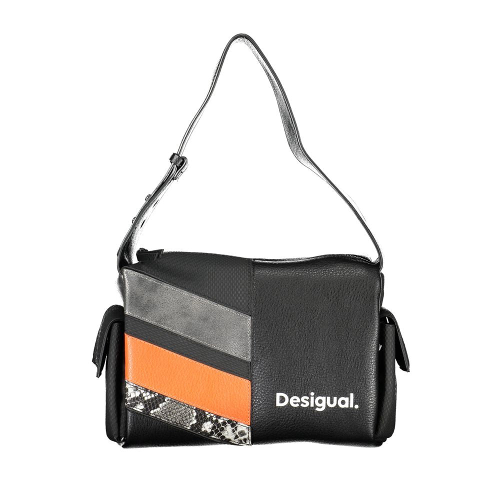 Front view with bag zipped and handles upright.