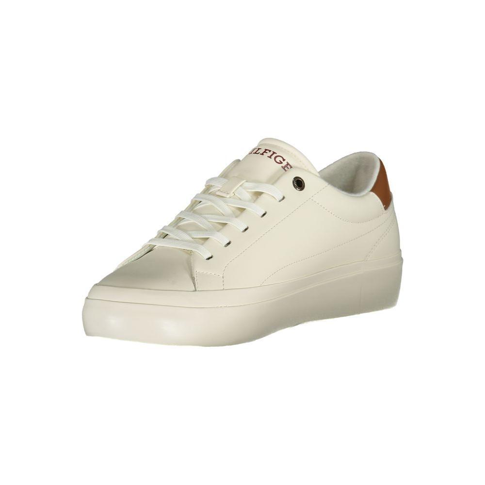 Tommy Hilfiger White Polyethylene Men Sneaker TO-25040-EU46