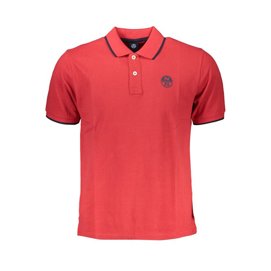 North Sails Red Cotton Polo Shirt NO-27260-S