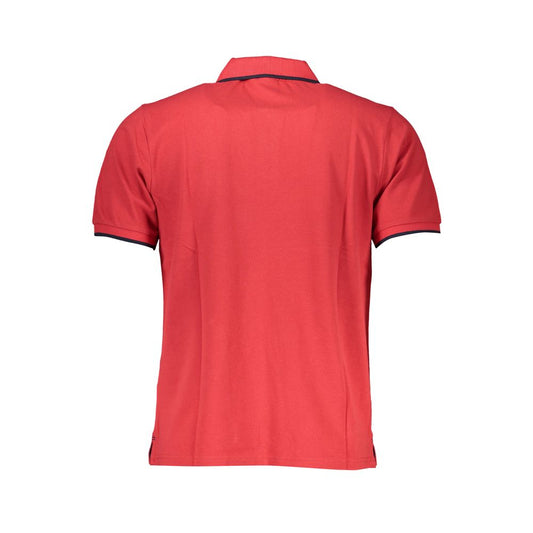 North Sails Red Cotton Polo Shirt NO-27260-S