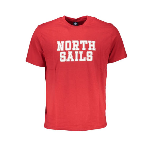 North Sails Red Cotton T-Shirt NO-27317-S