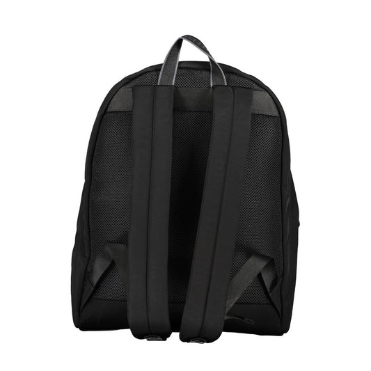 Tommy Hilfiger Chic Urban Black Backpack with Laptop Compartment TO-27588