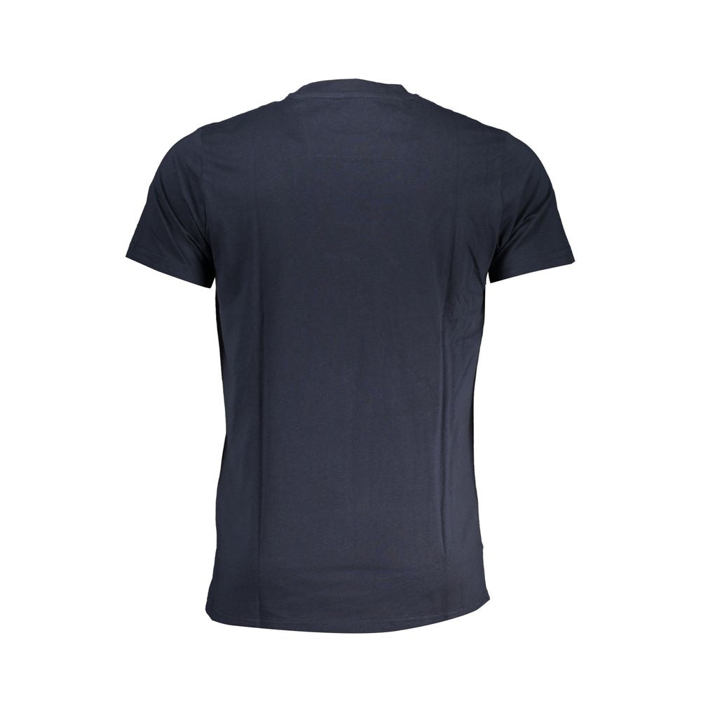 Cavalli Class Blue Cotton T-Shirt CA-28482-L