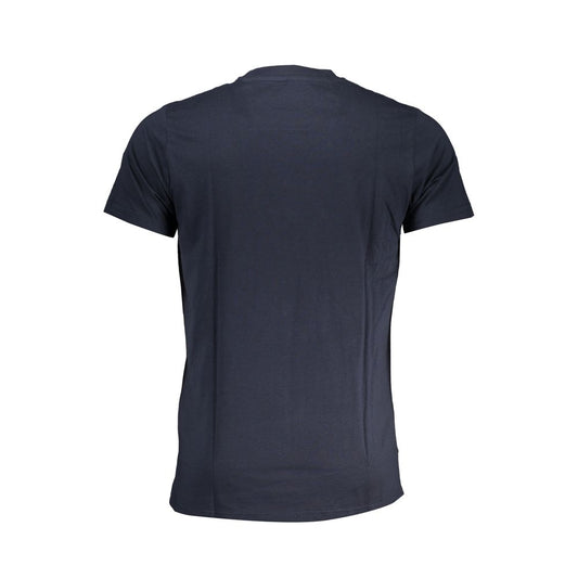 Cavalli Class Blue Cotton T-Shirt CA-28482-L