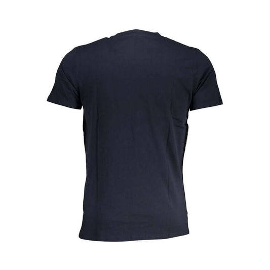 Cavalli Class Blue Cotton T-Shirt CA-28630-XL