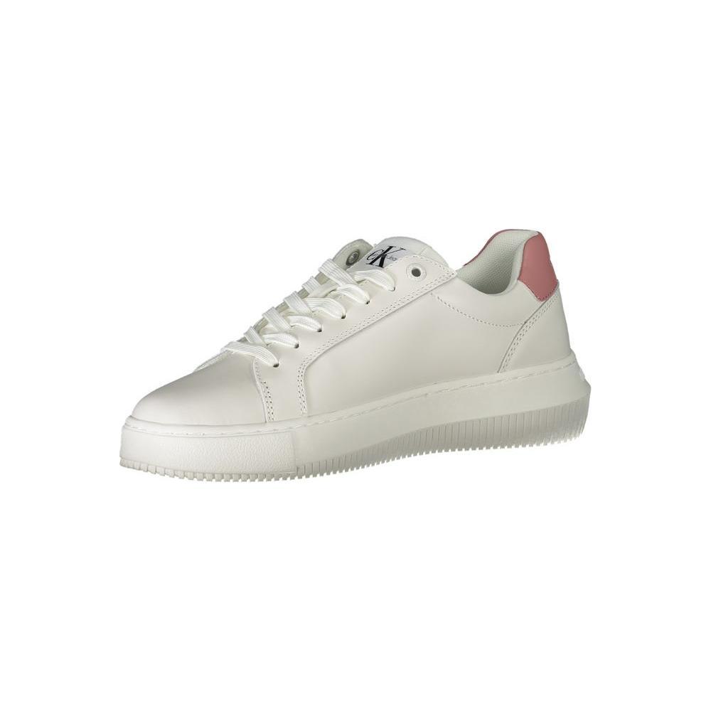 Calvin Klein White Polyester Sneaker CA-29645-EU41/US11