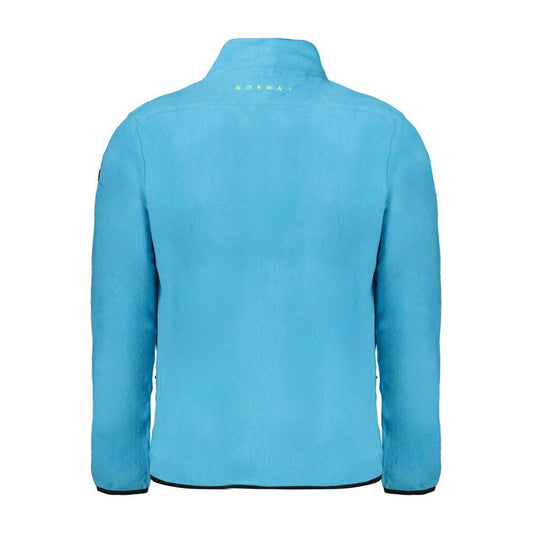 Norway 1963 Light Blue Polyester Men Sweater NO-31918-XXL