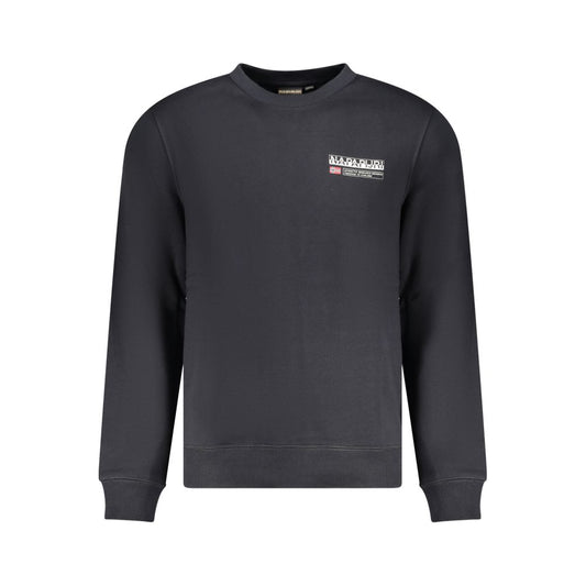 Napapijri Black Cotton Sweater NA-32122-S