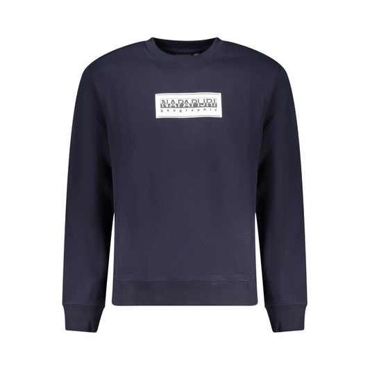 Napapijri Blue Cotton Sweater NA-32140-S