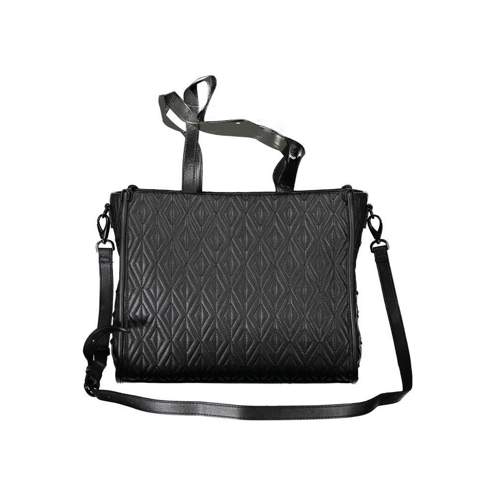 Mario Valentino Black Polyethylene Women Handbag VA-32745