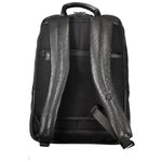 Piquadro Black Leather Men Backpack PI-32843
