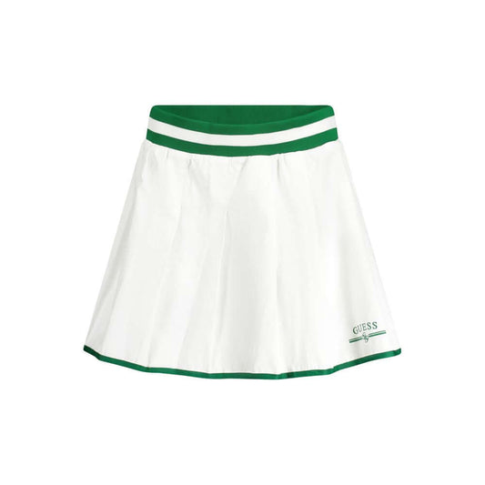 Guess Jeans White Polyester Women Skirt GU-33283-S