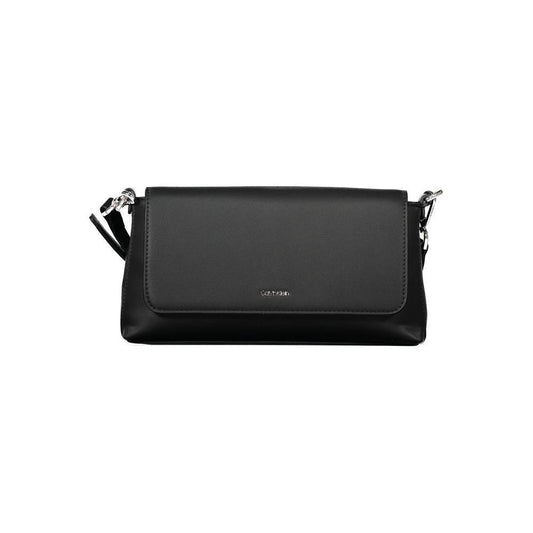 Calvin Klein Black Polyester Women Handbag CA-33620