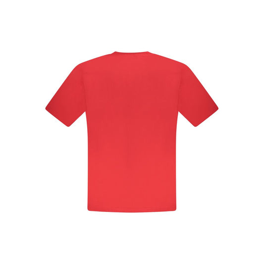 North Sails Red Cotton Men T-Shirt NO-33761-S