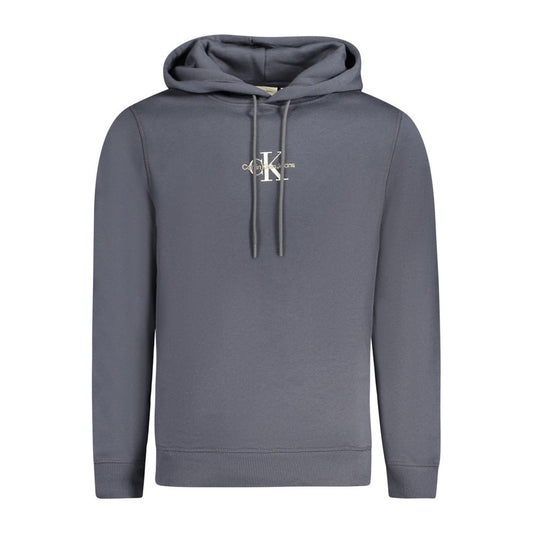 Calvin Klein Blue Cotton Men Sweater CA-33811-XL