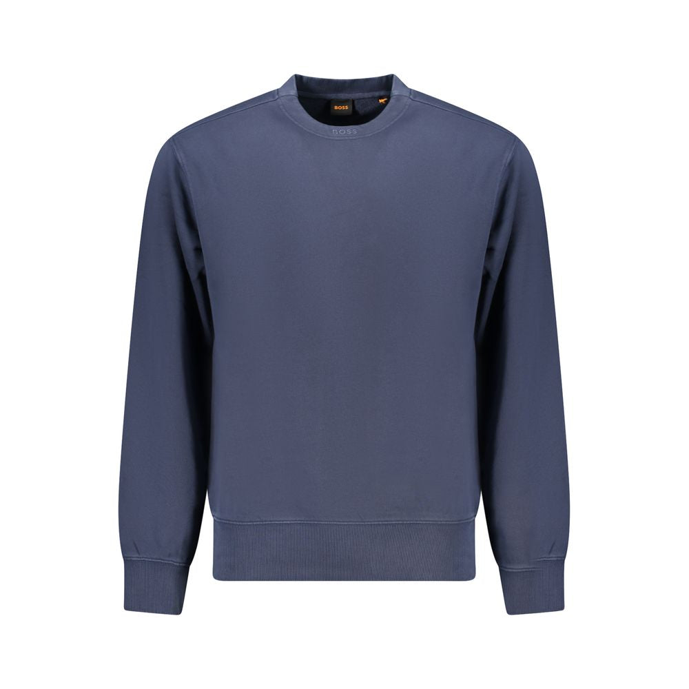 Hugo Boss Blue Cotton Men Sweater BO-34590-XXL
