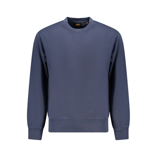 Hugo Boss Blue Cotton Men Sweater BO-34590-XXL