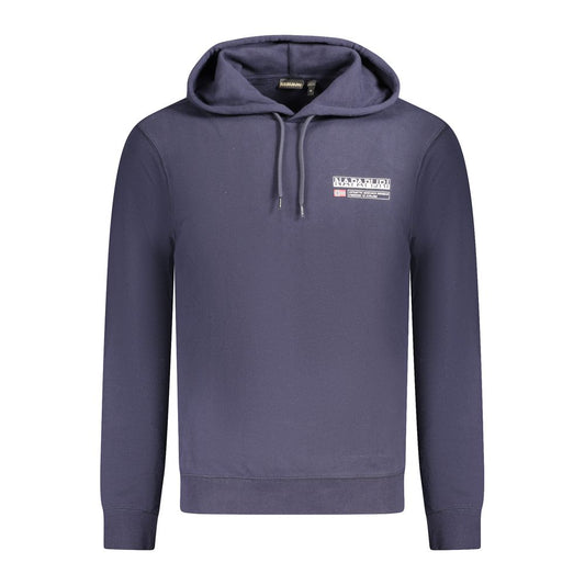 Napapijri Blue Cotton Men Sweater NA-35710-S