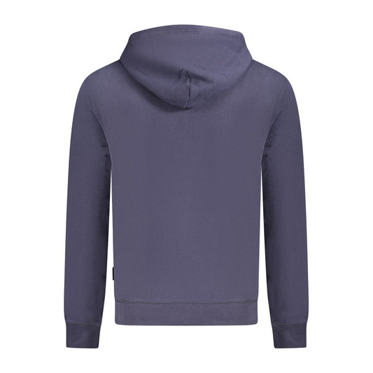 Napapijri Blue Cotton Men Sweater NA-35710-S