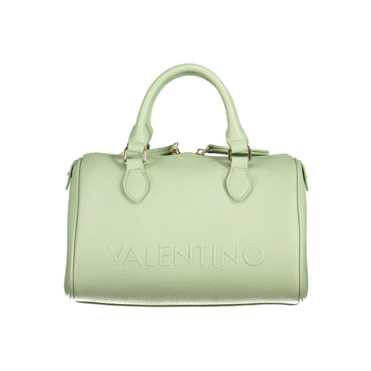 Mario Valentino Green Polyethylene Women Handbag with sturdy handles